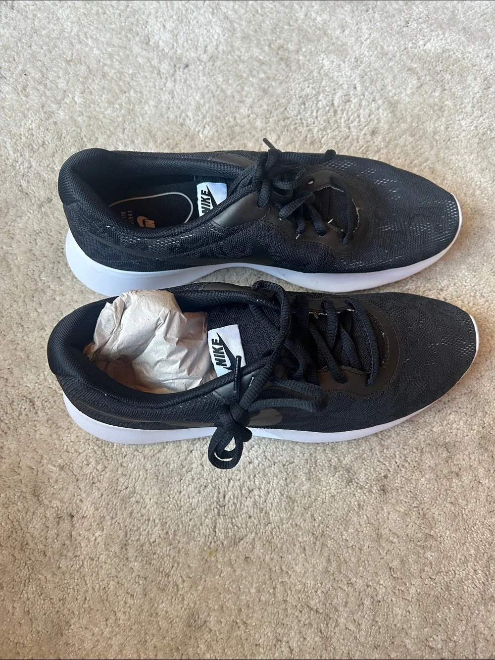 Nike Black and White Lightweight Mesh Trainers